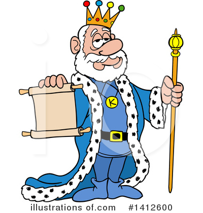 Royalty-Free (RF) King Clipart Illustration by LaffToon - Stock Sample #1412600