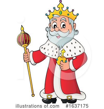 Royalty-Free (RF) King Clipart Illustration by visekart - Stock Sample #1637175