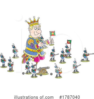 Royalty-Free (RF) King Clipart Illustration by Alex Bannykh - Stock Sample #1787040