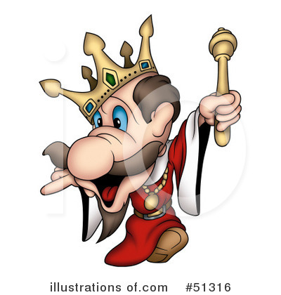 Royalty-Free (RF) King Clipart Illustration by dero - Stock Sample #51316