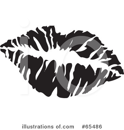 Royalty-Free (RF) Kiss Clipart Illustration by Dennis Holmes Designs - Stock Sample #65486