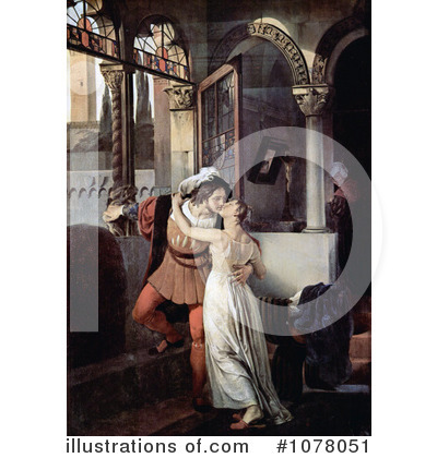 Royalty-Free (RF) Kissing Clipart Illustration by JVPD - Stock Sample #1078051