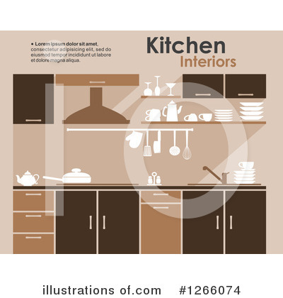Royalty-Free (RF) Kitchen Clipart Illustration by Vector Tradition SM - Stock Sample #1266074