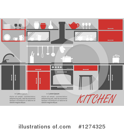 Royalty-Free (RF) Kitchen Clipart Illustration by Vector Tradition SM - Stock Sample #1274325