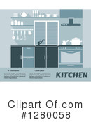 Kitchen Clipart #1280058 by Vector Tradition SM