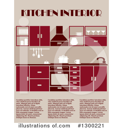 Royalty-Free (RF) Kitchen Clipart Illustration by Vector Tradition SM - Stock Sample #1300221