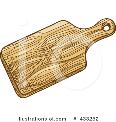 Cutting Board Clipart #1433252 by Vector Tradition SM