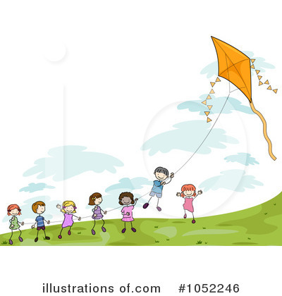 Royalty-Free (RF) Kite Clipart Illustration by BNP Design Studio - Stock Sample #1052246