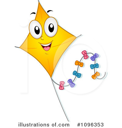 Royalty-Free (RF) Kite Clipart Illustration by BNP Design Studio - Stock Sample #1096353