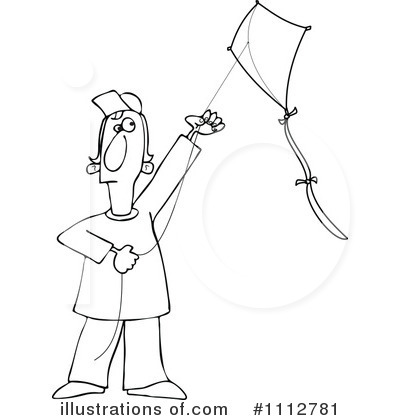 Royalty-Free (RF) Kite Clipart Illustration by djart - Stock Sample #1112781