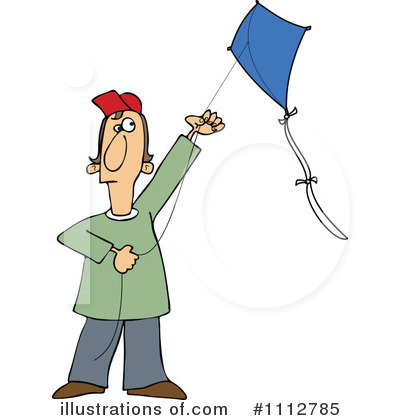 Royalty-Free (RF) Kite Clipart Illustration by djart - Stock Sample #1112785