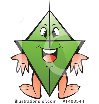 Royalty-Free (RF) Kite Clipart Illustration by Lal Perera - Stock Sample #1408544