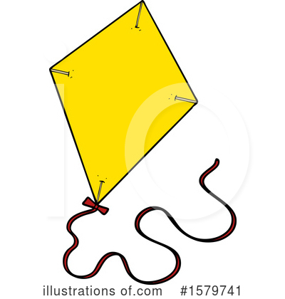 Kite Clipart #1579741 by lineartestpilot