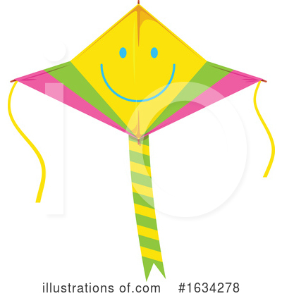 Royalty-Free (RF) Kite Clipart Illustration by Vector Tradition SM - Stock Sample #1634278