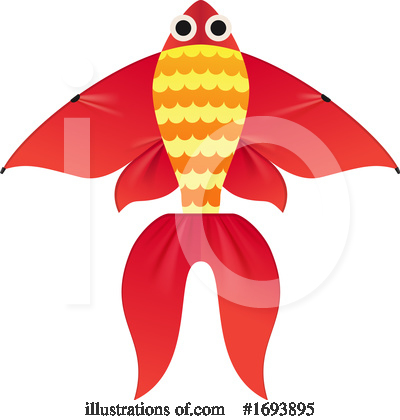 Royalty-Free (RF) Kite Clipart Illustration by Vector Tradition SM - Stock Sample #1693895