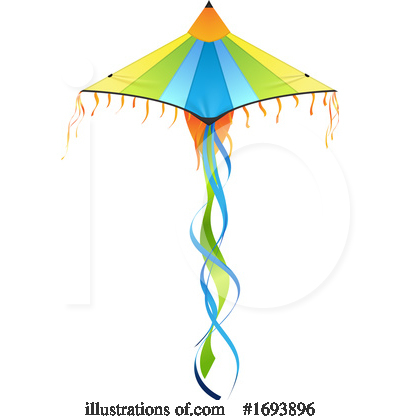 Royalty-Free (RF) Kite Clipart Illustration by Vector Tradition SM - Stock Sample #1693896