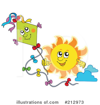 Royalty-Free (RF) Kite Clipart Illustration by visekart - Stock Sample #212973