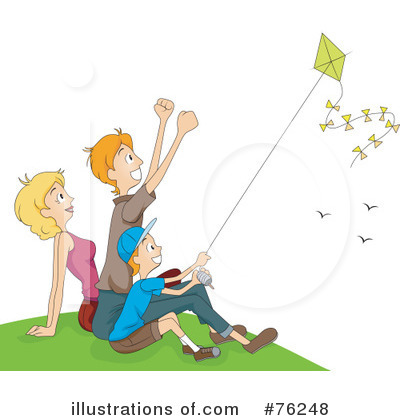 Royalty-Free (RF) Kite Clipart Illustration by BNP Design Studio - Stock Sample #76248