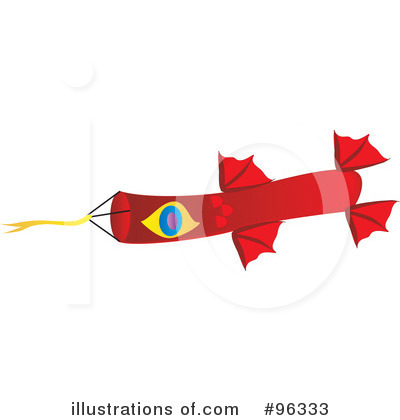 Royalty-Free (RF) Kite Clipart Illustration by Rasmussen Images - Stock Sample #96333
