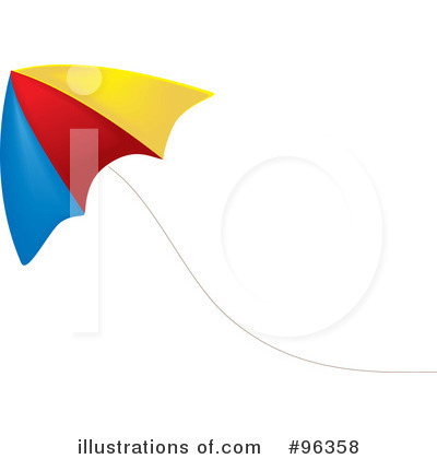 Royalty-Free (RF) Kite Clipart Illustration by Rasmussen Images - Stock Sample #96358