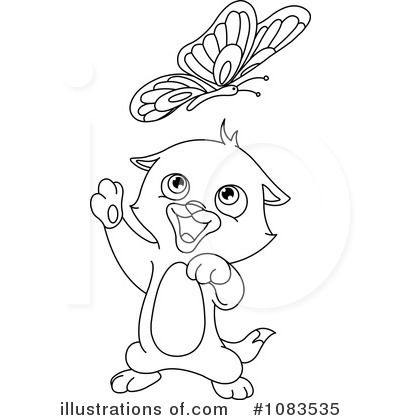 Royalty-Free (RF) Kitten Clipart Illustration by yayayoyo - Stock Sample #1083535