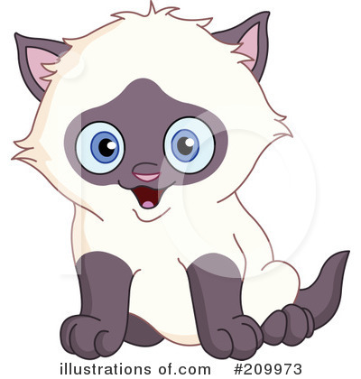 Royalty-Free (RF) Kitten Clipart Illustration by yayayoyo - Stock Sample #209973