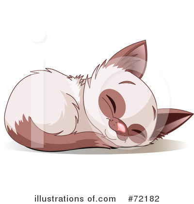 Royalty-Free (RF) Kitten Clipart Illustration by Pushkin - Stock Sample #72182