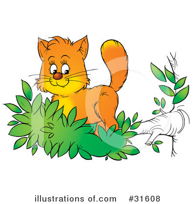 Royalty-Free (RF) Kittens Clipart Illustration by Alex Bannykh - Stock Sample #31608