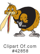 Kiwi Bird Clipart #42858 by Dennis Holmes Designs