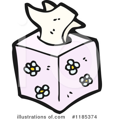 Royalty-Free (RF) Kleenex Box Clipart Illustration by lineartestpilot - Stock Sample #1185374