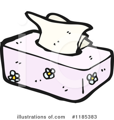 Royalty-Free (RF) Kleenex Box Clipart Illustration by lineartestpilot - Stock Sample #1185383