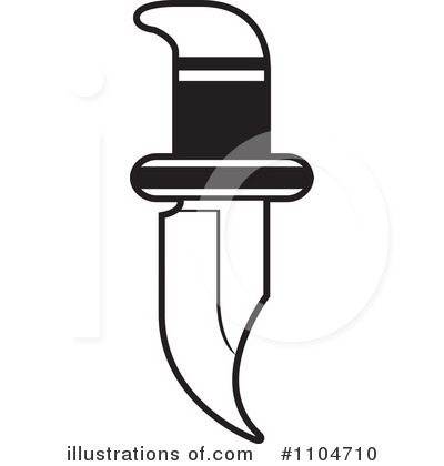 Royalty-Free (RF) Knife Clipart Illustration by Lal Perera - Stock Sample #1104710