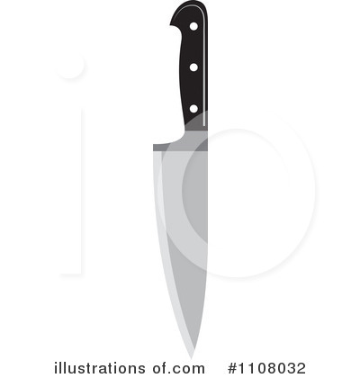 Royalty-Free (RF) Knife Clipart Illustration by Lal Perera - Stock Sample #1108032