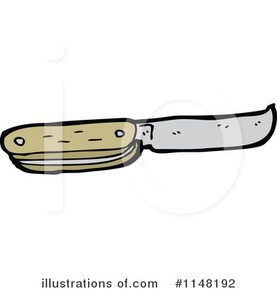 Royalty-Free (RF) Knife Clipart Illustration by lineartestpilot - Stock Sample #1148192