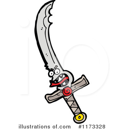 Royalty-Free (RF) Knife Clipart Illustration by lineartestpilot - Stock Sample #1173328