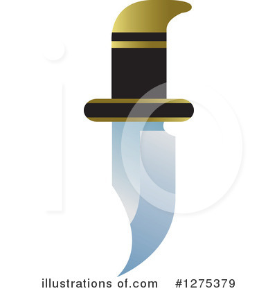 Royalty-Free (RF) Knife Clipart Illustration by Lal Perera - Stock Sample #1275379