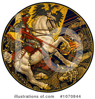 Royalty-Free (RF) Knight Clipart Illustration by JVPD - Stock Sample #1070844