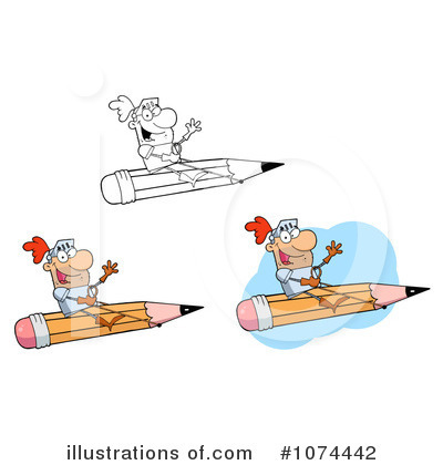 Royalty-Free (RF) Knight Clipart Illustration by Hit Toon - Stock Sample #1074442