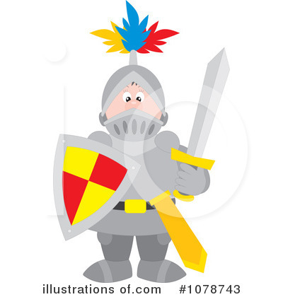 Royalty-Free (RF) Knight Clipart Illustration by Alex Bannykh - Stock Sample #1078743