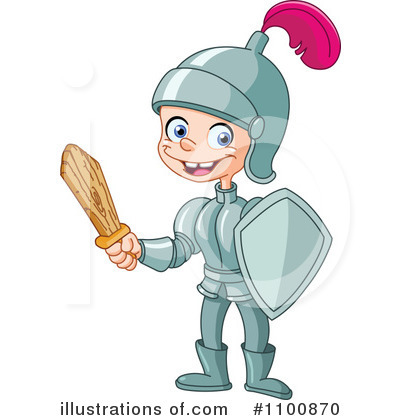 Royalty-Free (RF) Knight Clipart Illustration by yayayoyo - Stock Sample #1100870
