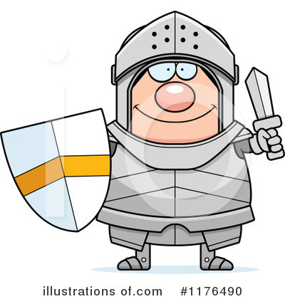 Knight Clipart #1067398 - Illustration by Cory Thoman
