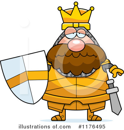 Royalty-Free (RF) Knight Clipart Illustration by Cory Thoman - Stock Sample #1176495
