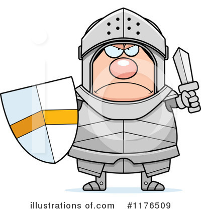 Royalty-Free (RF) Knight Clipart Illustration by Cory Thoman - Stock Sample #1176509