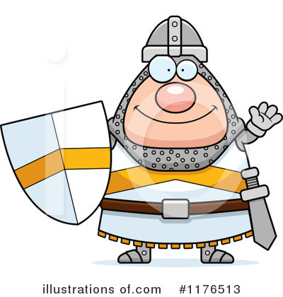 Royalty-Free (RF) Knight Clipart Illustration by Cory Thoman - Stock Sample #1176513