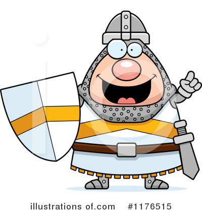 Royalty-Free (RF) Knight Clipart Illustration by Cory Thoman - Stock Sample #1176515