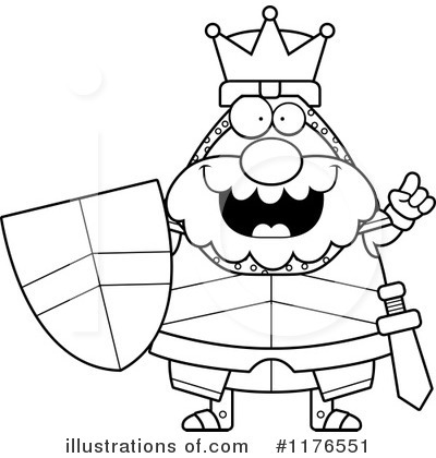 Royalty-Free (RF) Knight Clipart Illustration by Cory Thoman - Stock Sample #1176551