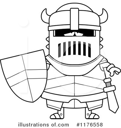 Royalty-Free (RF) Knight Clipart Illustration by Cory Thoman - Stock Sample #1176558