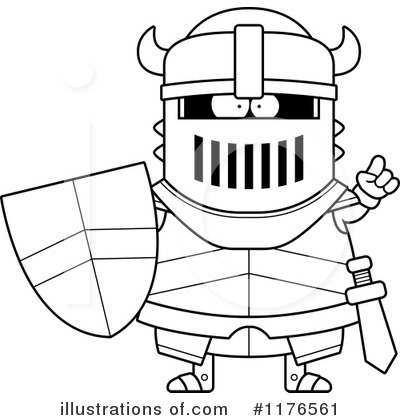 Royalty-Free (RF) Knight Clipart Illustration by Cory Thoman - Stock Sample #1176561