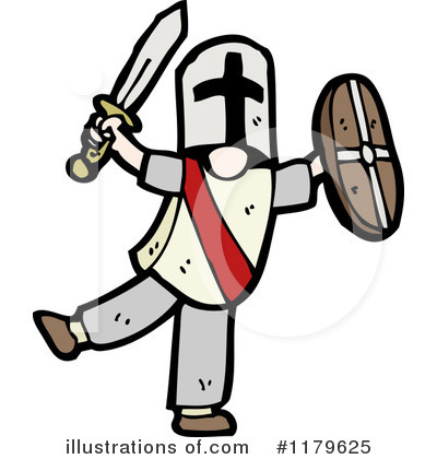 Royalty-Free (RF) Knight Clipart Illustration by lineartestpilot - Stock Sample #1179625