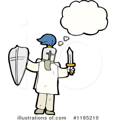 Knight Clipart #1185210 by lineartestpilot